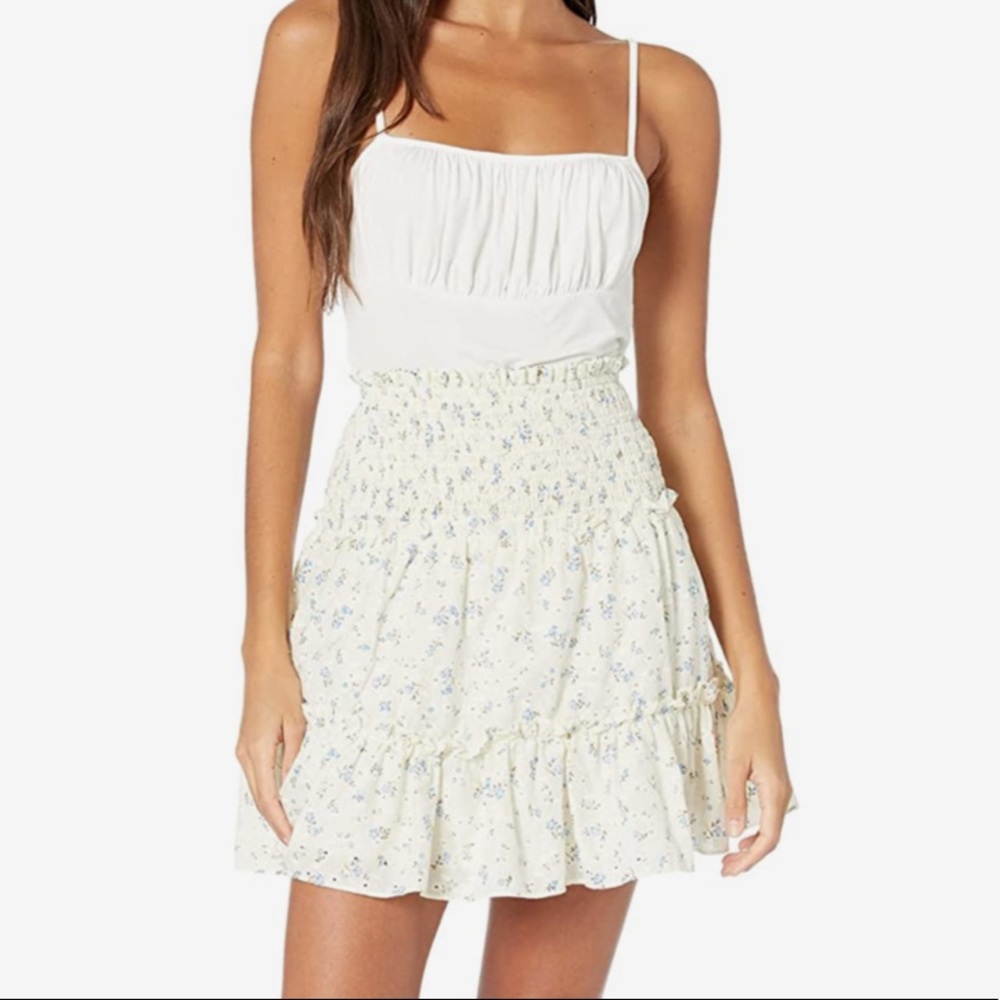 Smocked ruffle mini skirt by 1. STATE - Picture 7 of 7